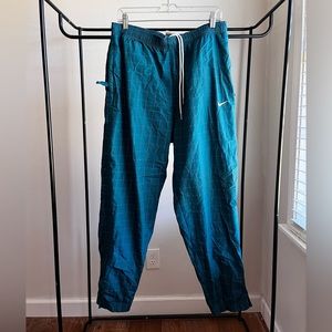 NIKE Nikelab Men’s Track Pants SIZE L GREEN Grid Reflective Jogger